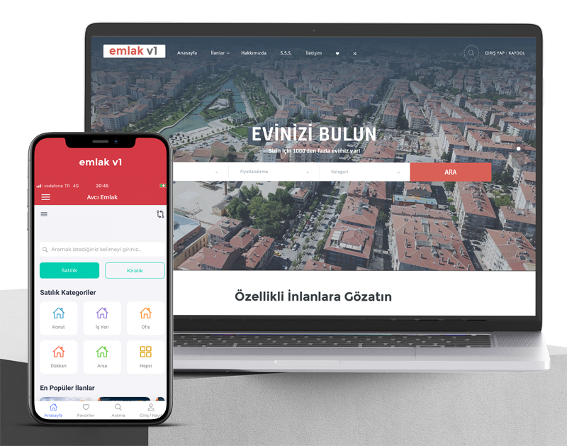 Emlak Yazılımı Arayüzü
